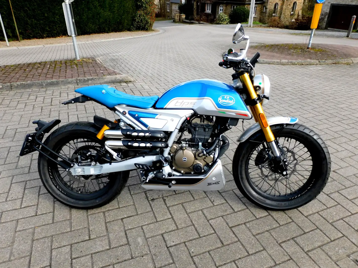 Mondial HPS 125i Ubbiali limited Blauw - 1