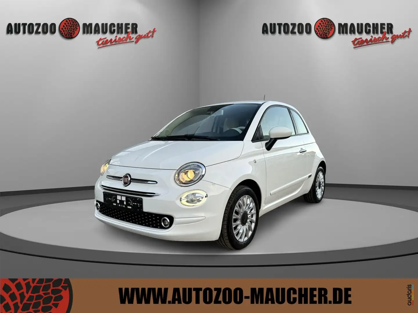 Fiat 500 Lounge PDC/APP Wit - 1