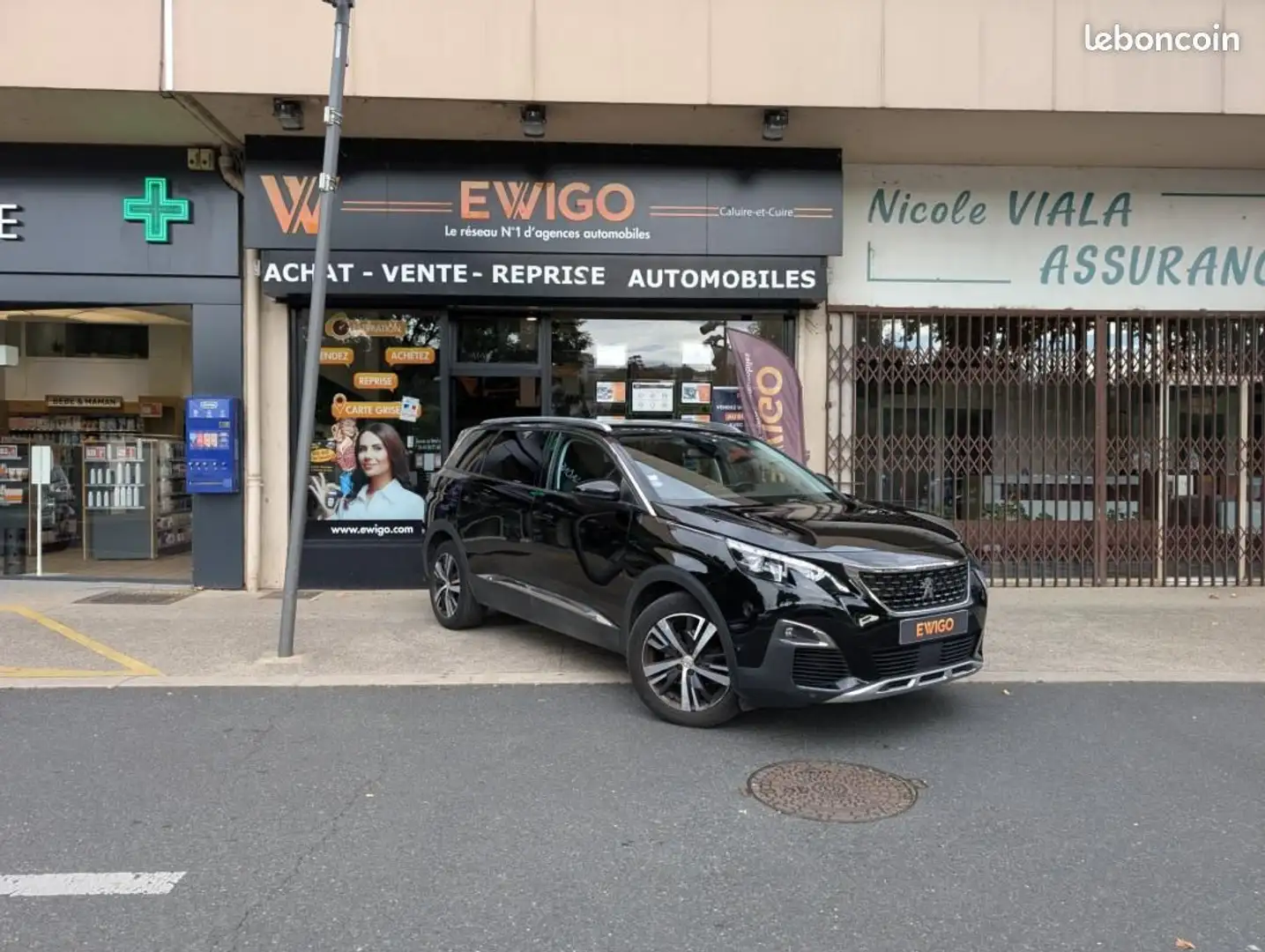 Peugeot 5008 II 1.6 180CH E6.C ALLURE BUSINESS S&S EAT8 Noir - 1