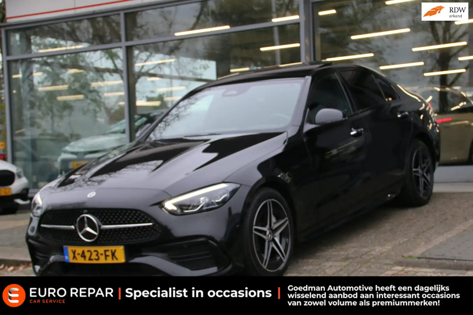 Mercedes-Benz C 300 e AMG PAKKET PANODAK NL-AUTO! Schwarz - 1