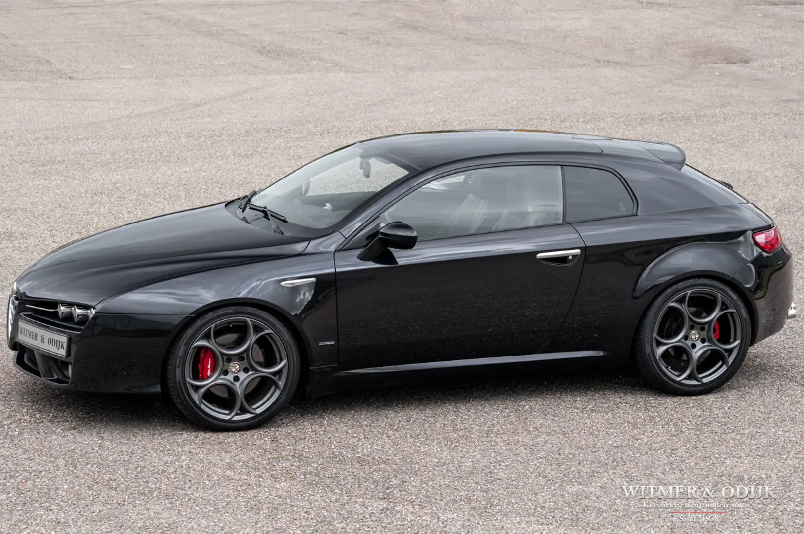 Alfa Romeo Brera 3.2 JTS V6 Q4 SkyWindow '07 53.000 km Zwart - 1