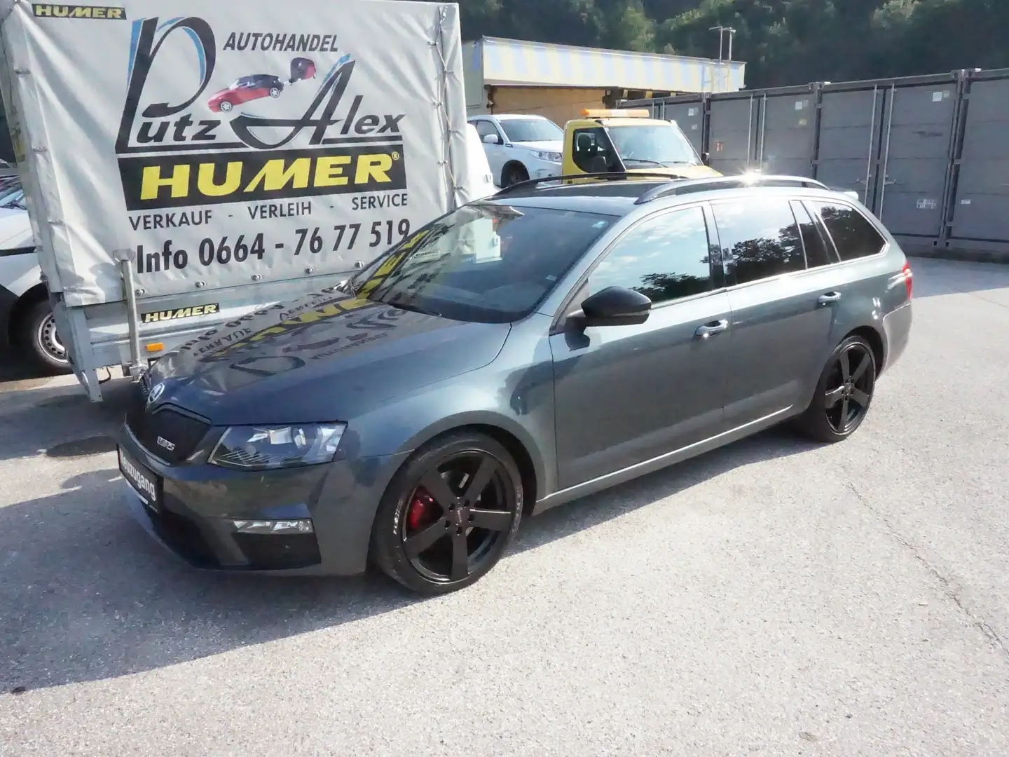 Skoda Octavia Combi RS 2,0 TDI 4x4 DSG Grau - 1