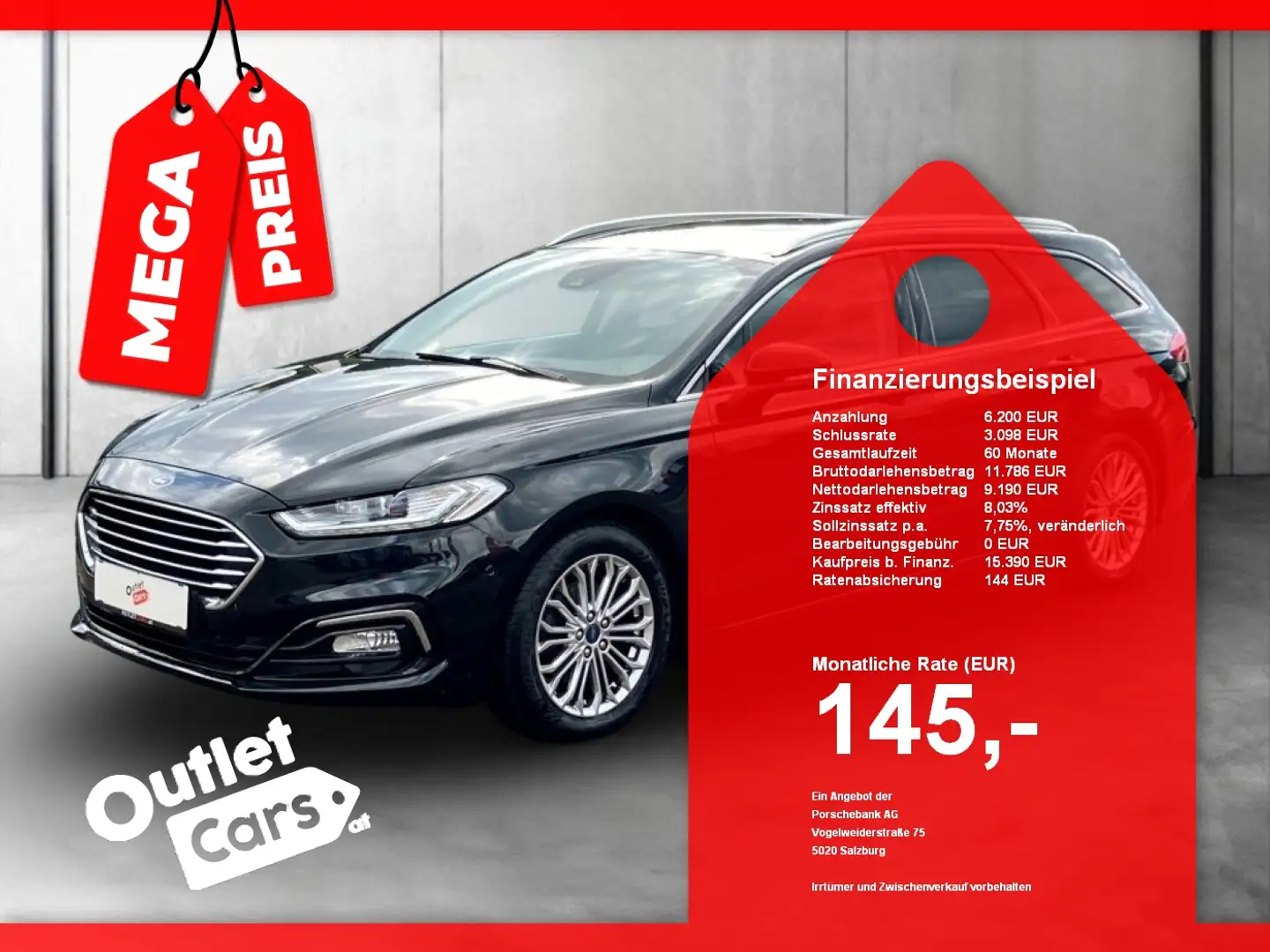 Ford Mondeo Traveller 2.0 EcoBlue Titanium ASSIST+LED Schwarz - 1