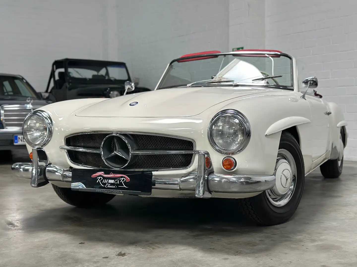 Mercedes-Benz 190 Roadster Bílá - 1