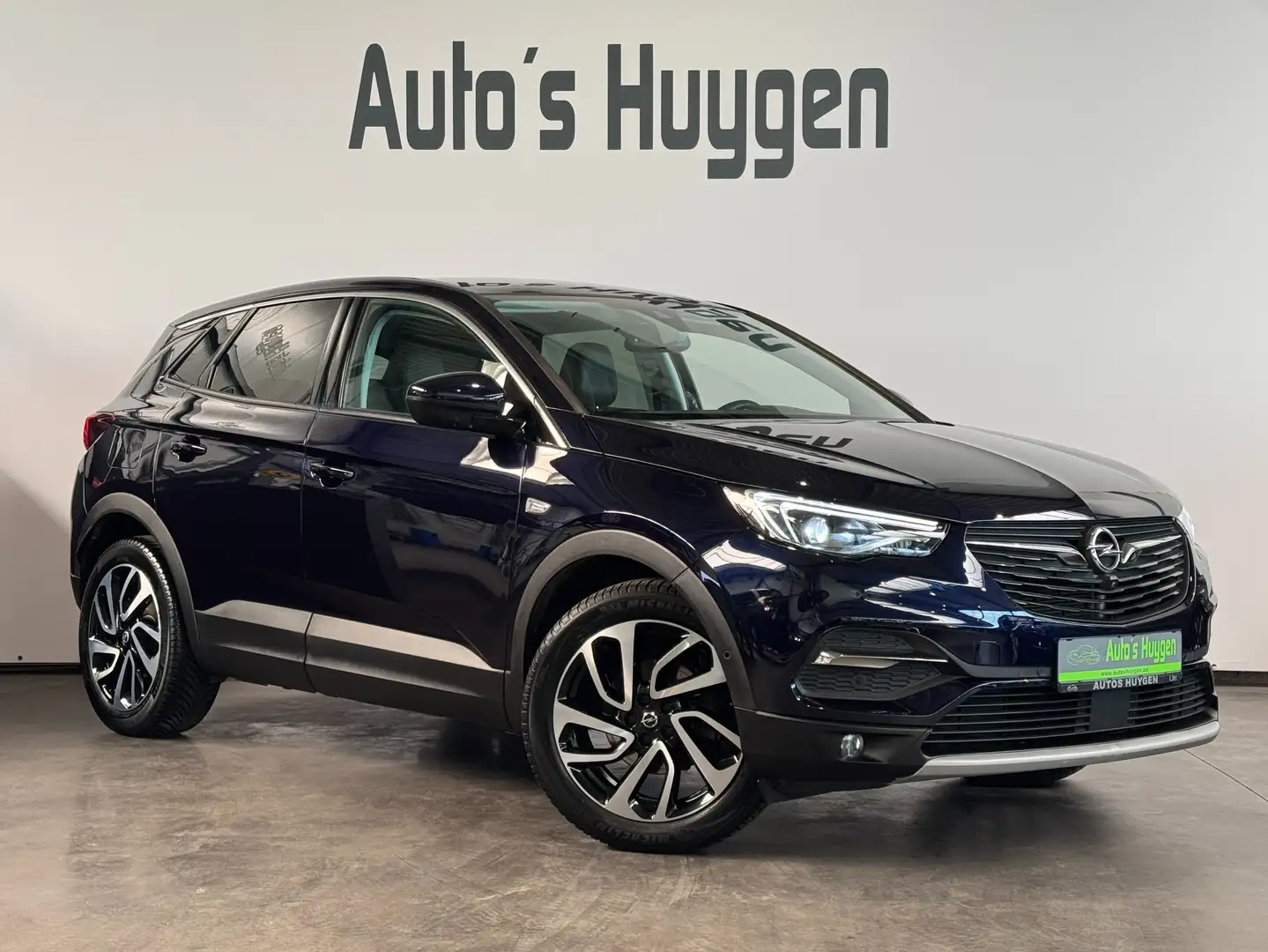 Opel Grandland X 1.2 PureTech Automaat met panoramisch dak! Blauw - 1