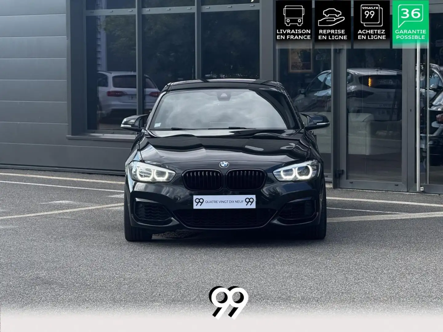 BMW 140 SERIE 140I 340CV PROPULSION LIVRAISON REPRISE Zwart - 2