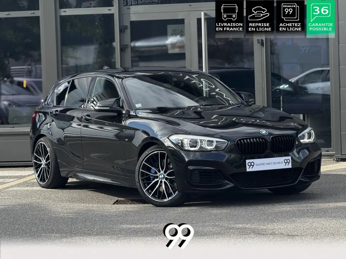 BMW 140 SERIE 140I 340CV PROPULSION LIVRAISON REPRISE Zwart - 1