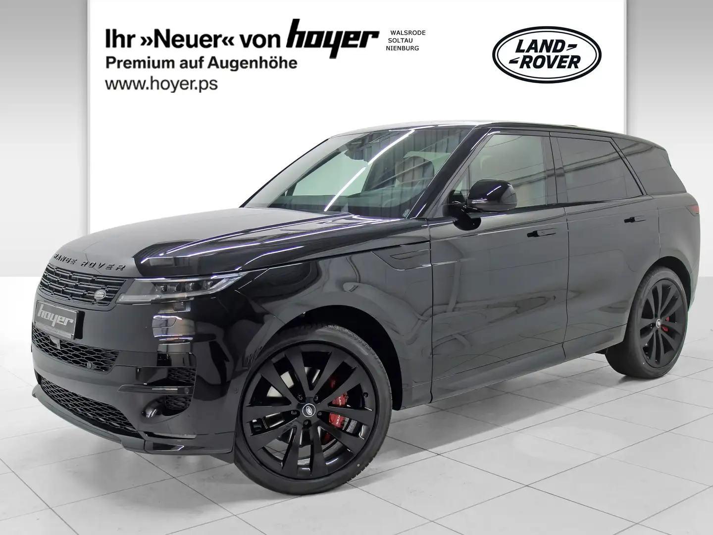 Land Rover Range Rover Sport 3.0 D300 Dynamic HSE AHK Pano STHZ Schwarz - 1