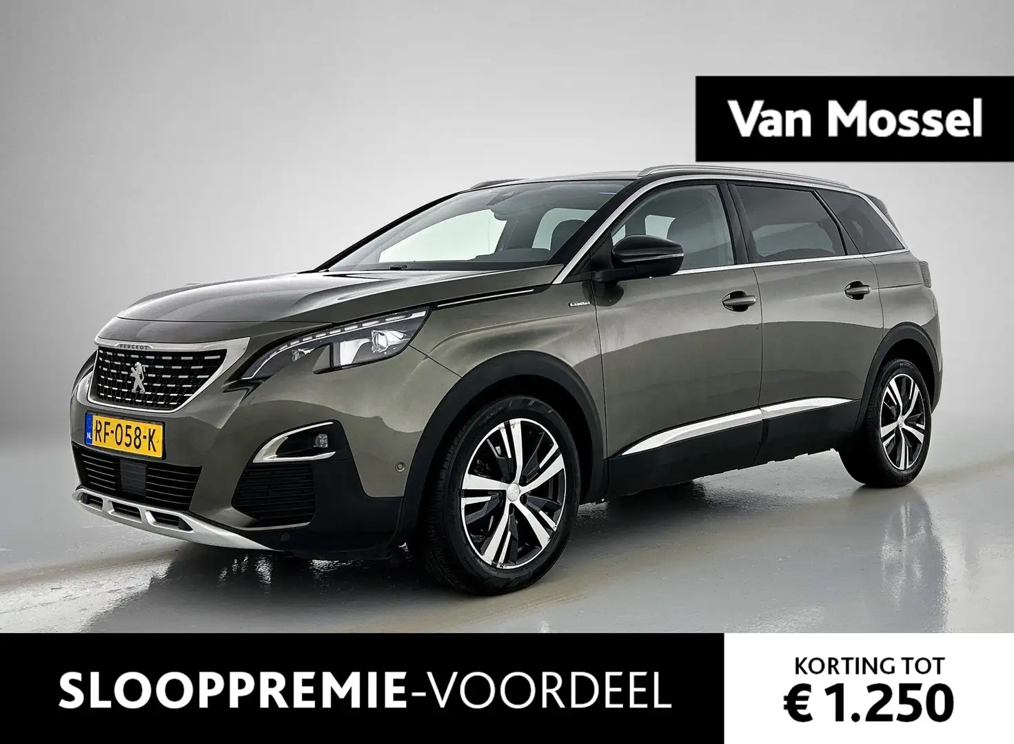 Peugeot 5008 1.6 GT-Line | 7-Zits | Automaat | Panoramadak | Vo Grijs - 1