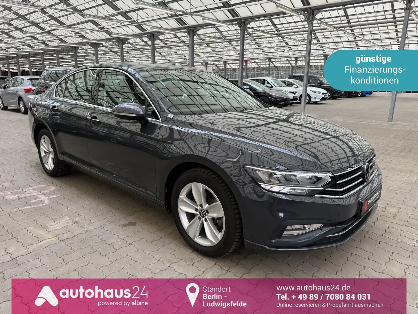 Volkswagen Passat 2.0 TDI Business  DSG|ACC|LED|Navi|PDC Gris - 1