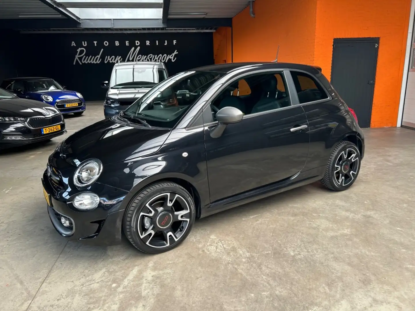 Fiat 500 0.9 TwinAir Turbo Sport Zwart - 1