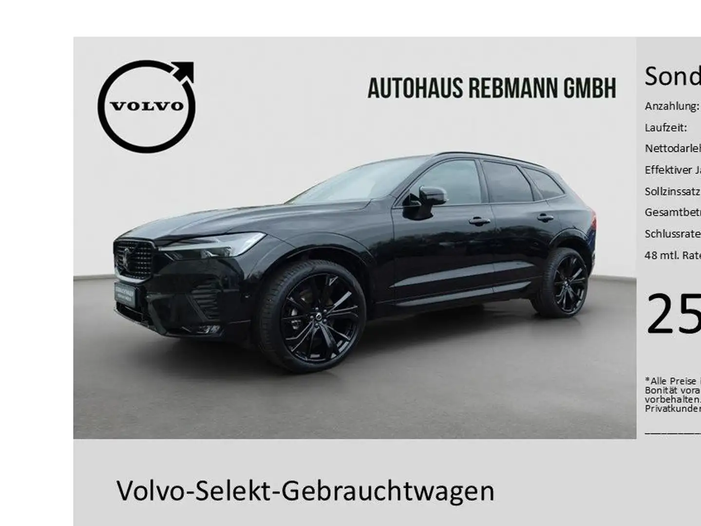 Volvo XC60 B5 Ultra Black Edition AWD Schwarz - 1