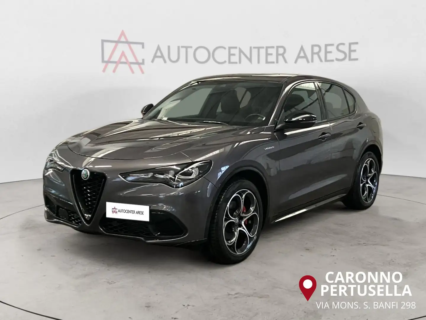 Alfa Romeo Stelvio 2.2 Turbodiesel 210 CV AT8 Q4 Veloce Grigio - 1