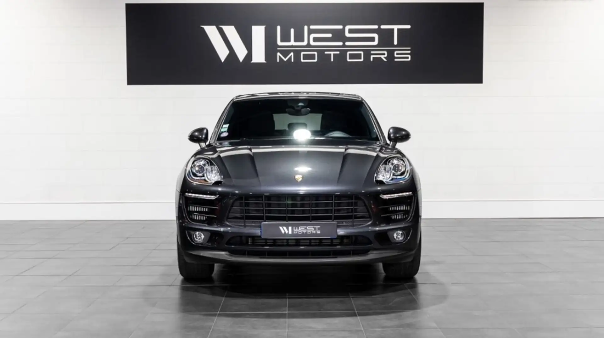 Porsche Macan S V6 340 Origine France Toit ouvrant Cam. Recul Servotronic Plus Cuir 553E-Mois Grau - 2