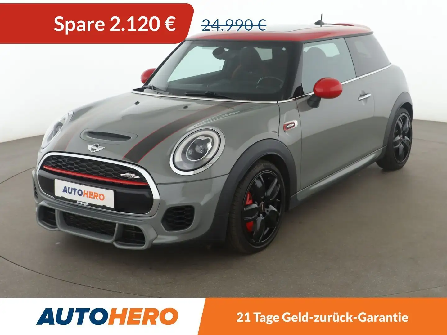 MINI John Cooper Works John Cooper Works Aut.*NAVI*LED*TEMPO*CAM*PDC*SHZ* Grau - 1