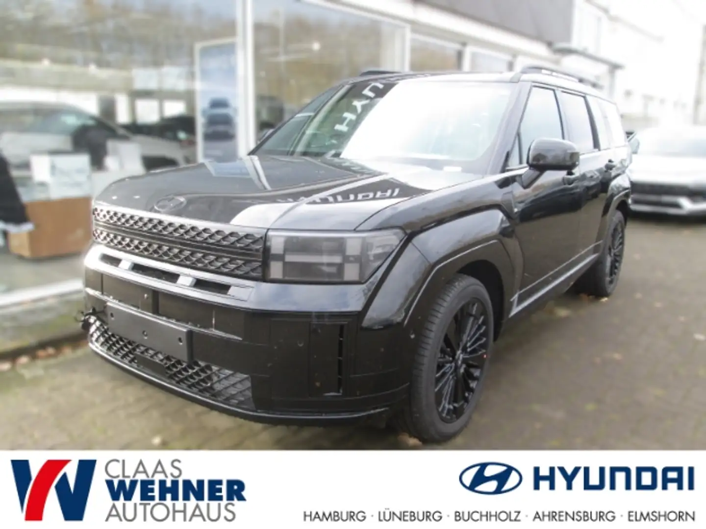 Hyundai SANTA FE 1.6 T-GDI Hybrid 215 PS 4WD Blackline Pano 360°Kam Negro - 1