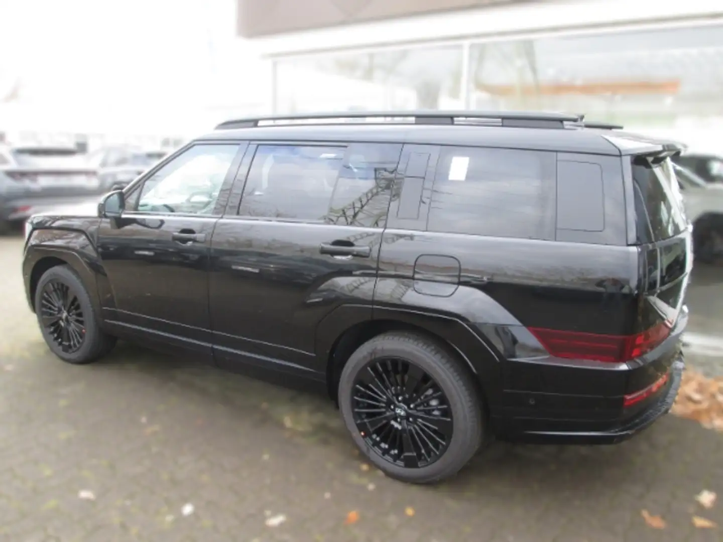 Hyundai SANTA FE 1.6 T-GDI Hybrid 215 PS 4WD Blackline Pano 360°Kam Negro - 2