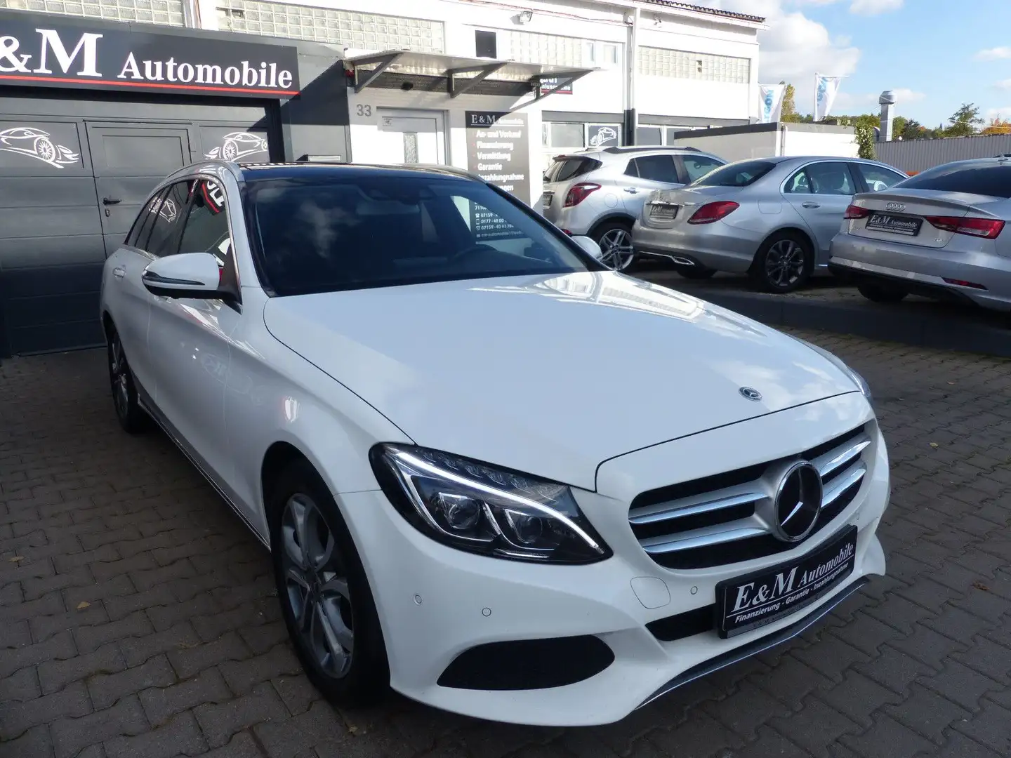 Mercedes-Benz C 220 T Automatik*PANO*SPUR*TOTEWINKEL*LED*HUD* Weiß - 2
