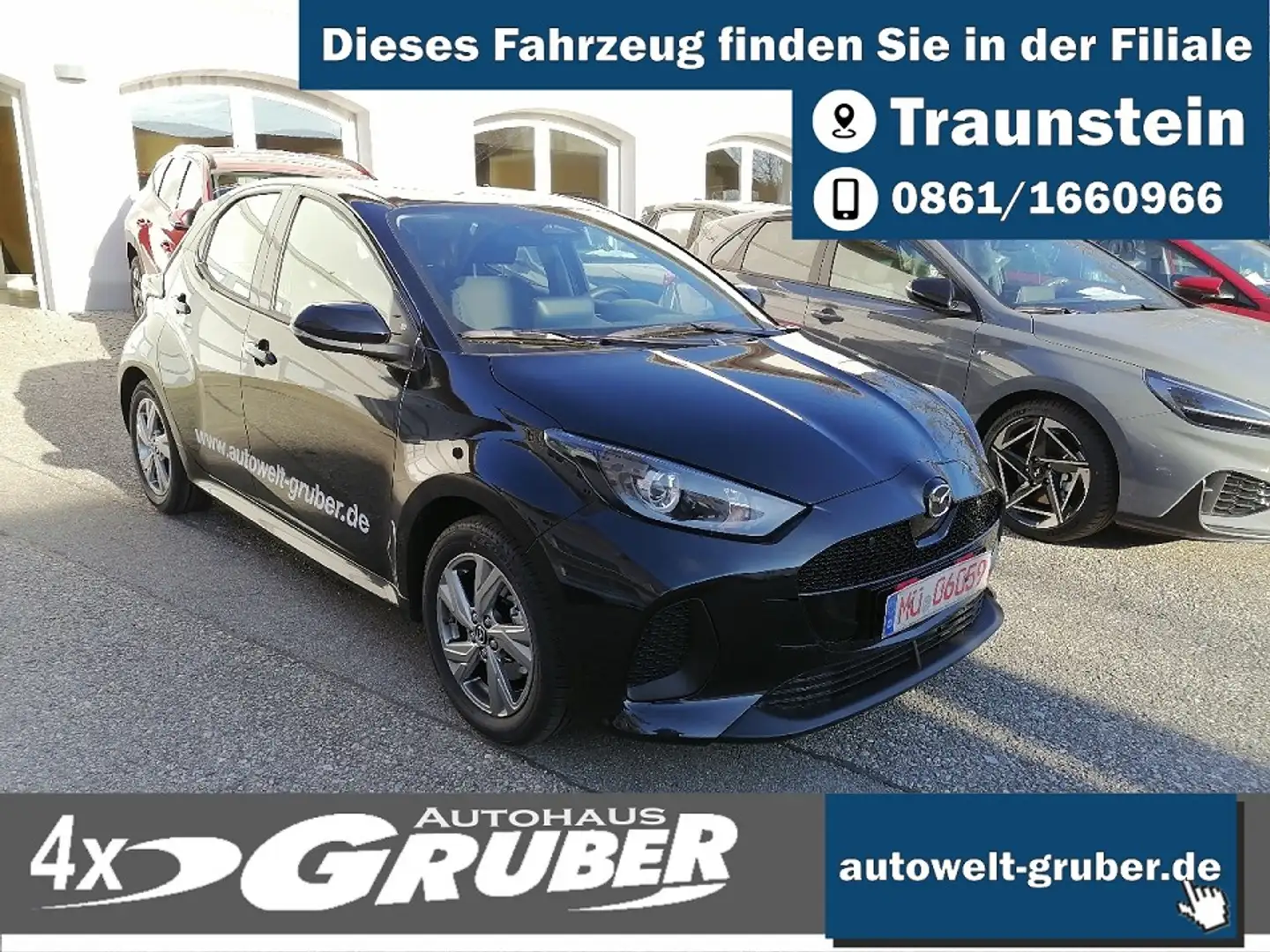 Mazda 2 Hybrid 1.5L VVT-i 116 PS e-CVT Exclusive Schwarz - 1