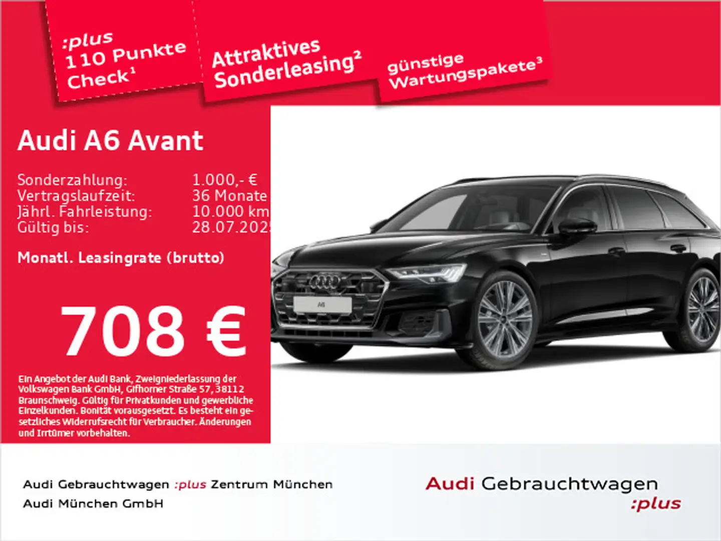 Audi A6 50 TDI qu. S line ACC/AHK/HuD/B&O Zwart - 1