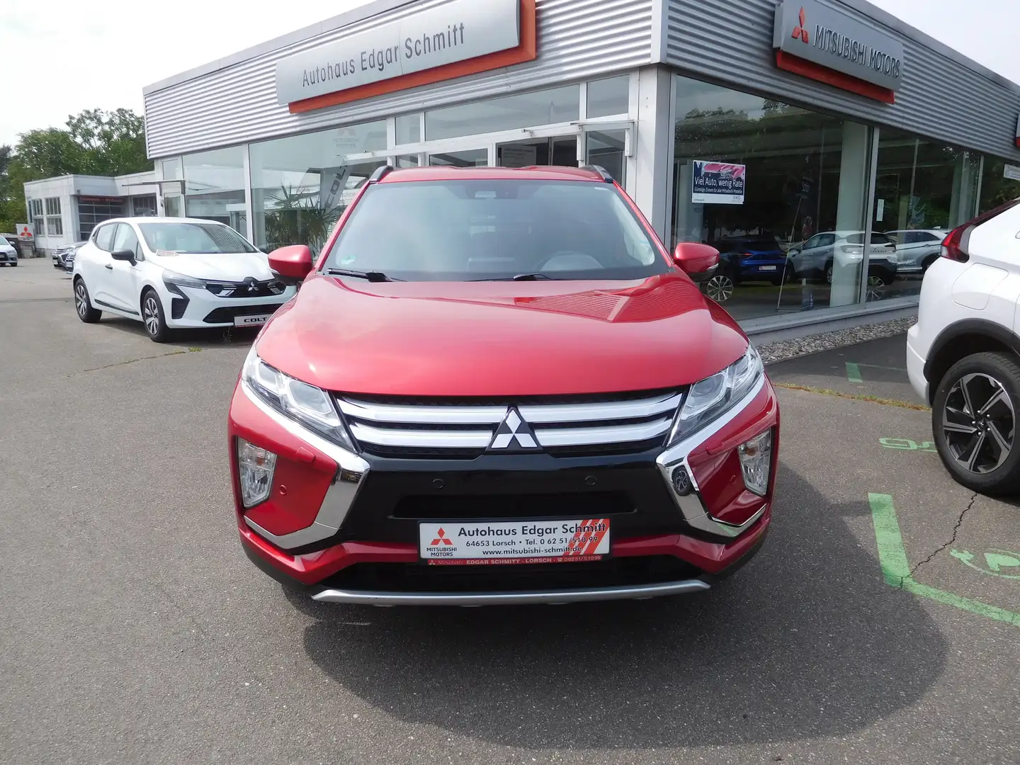 Mitsubishi Eclipse Cross 1.5 CVT 4WD Diamant+, 1.Hand,AHK,Scheckheft Rot - 1