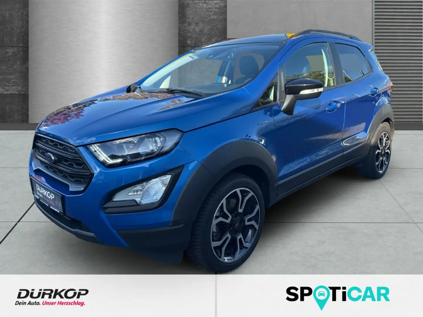 Ford EcoSport 1.0 EcoBoost Active LED Winterpaket Klimaaut. Blau - 1
