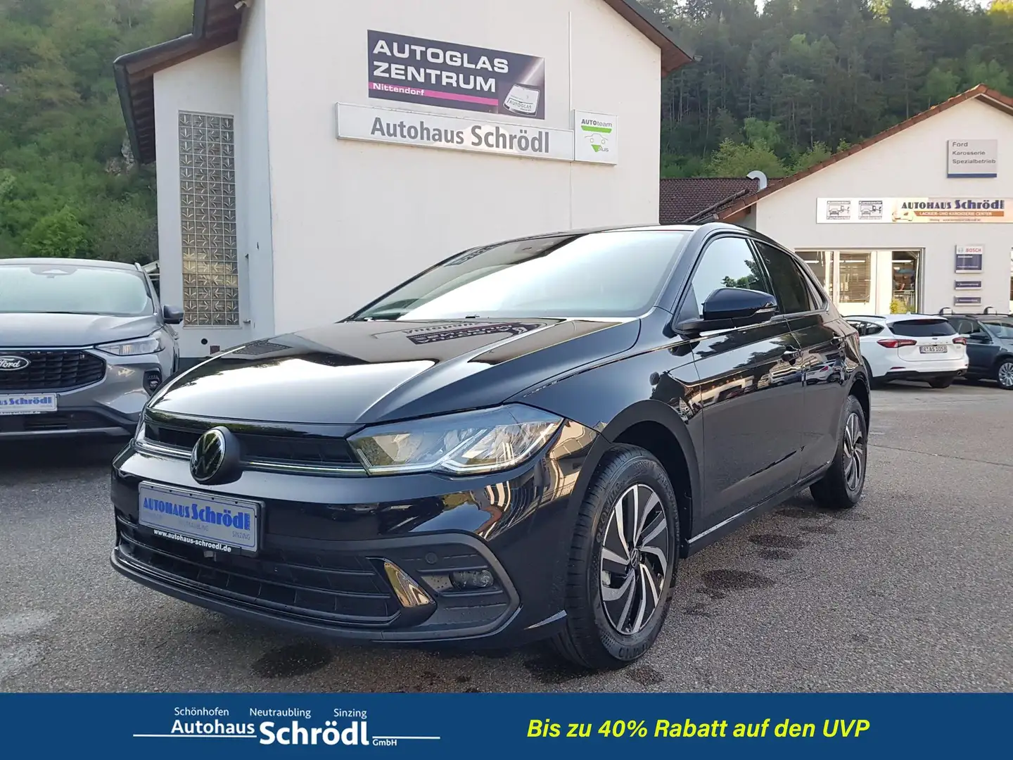 Volkswagen Polo Life 1.0 TSI 95PS Rückf.Kamera Sitzheizung Digi... Schwarz - 1
