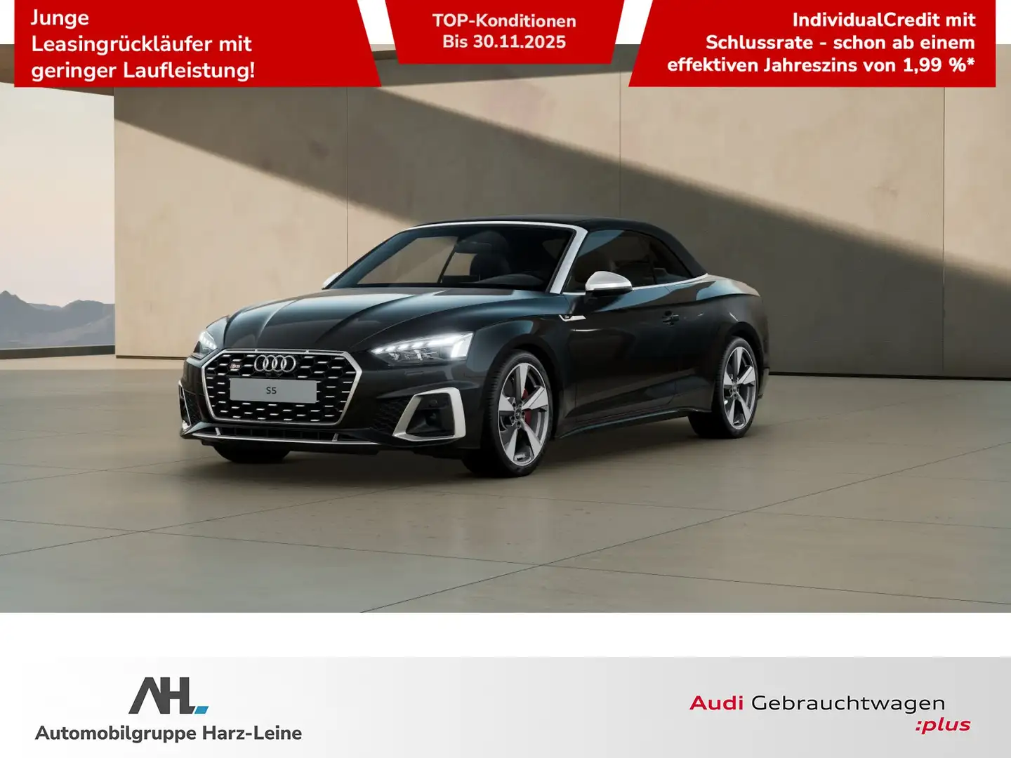 Audi S5 Cabriolet 3.0 TFSI quattro Rückfahrkamera Matrix-L Schwarz - 1