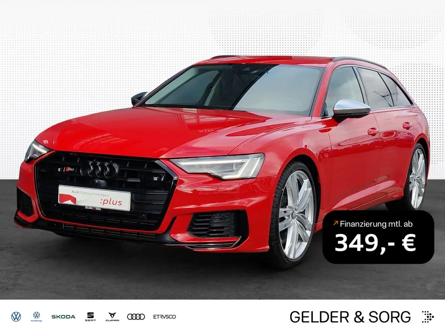 Audi S6 quattro Standh*Virtual*360°Navi Czerwony - 1