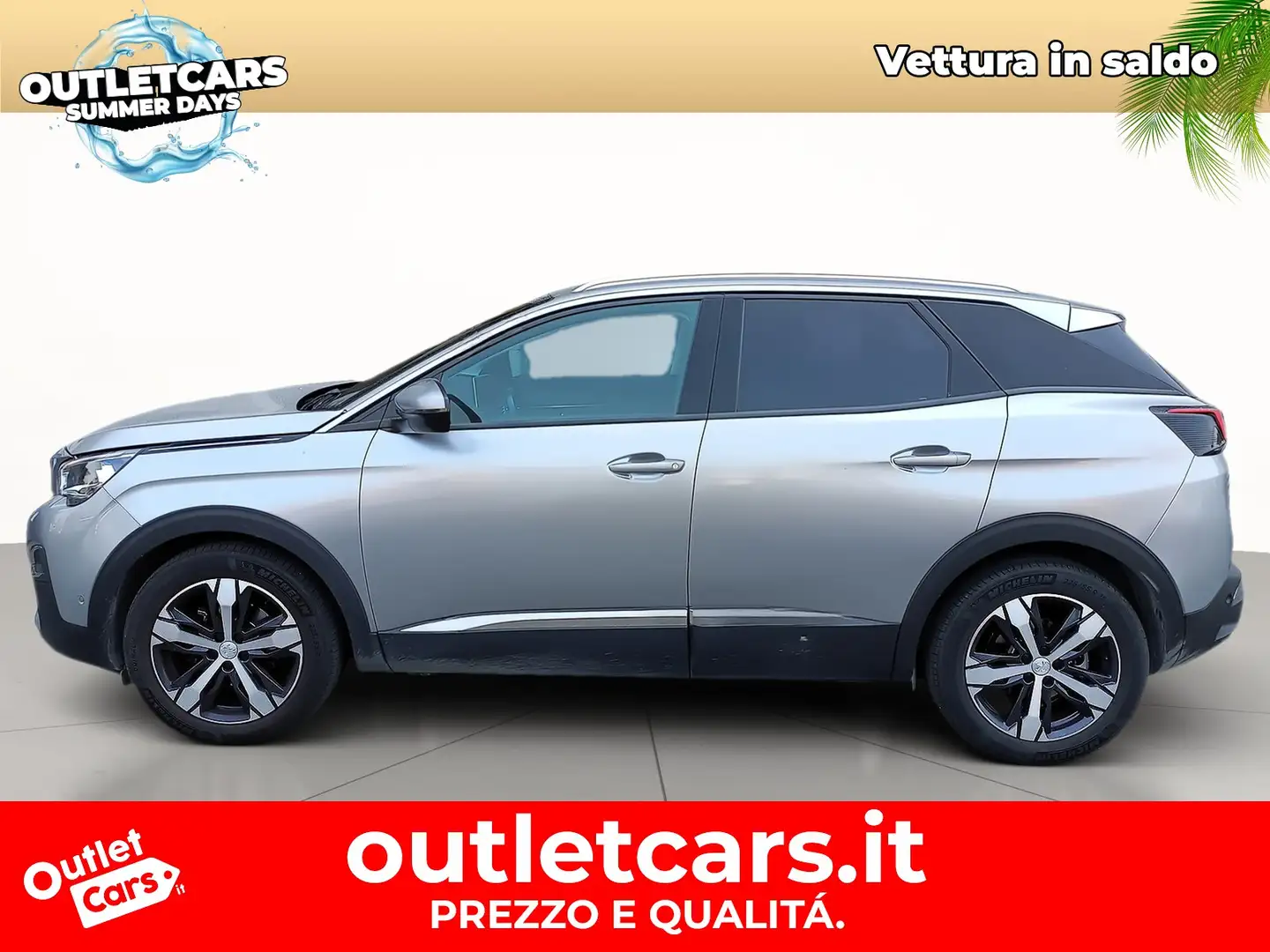 Peugeot 3008 1.5 bluehdi allure s&s 130cv eat8 Grigio - 2