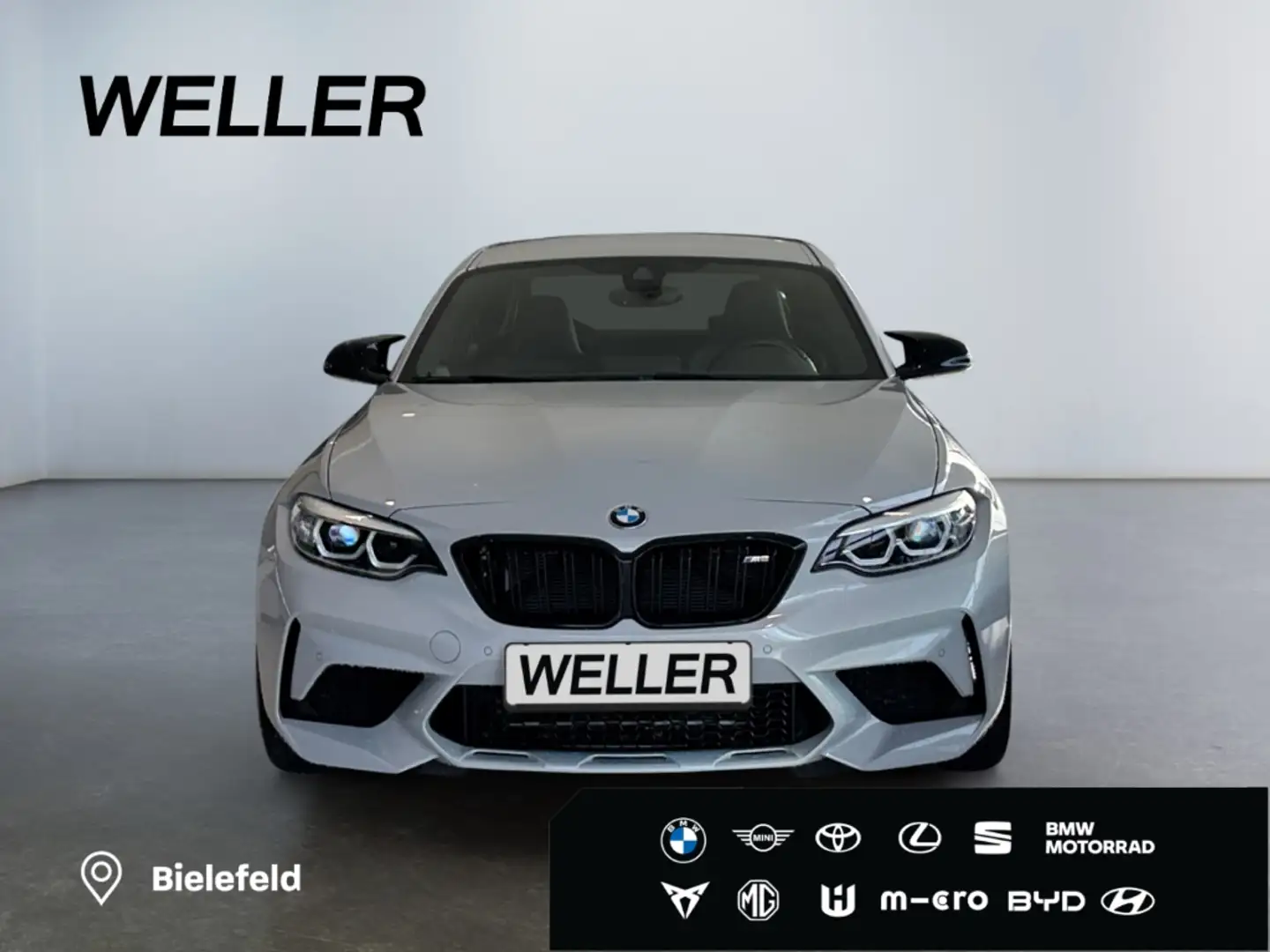 BMW M2 Competition Coupe DKG *LED*HiFi*CAM*M Sportsi* Silber - 2