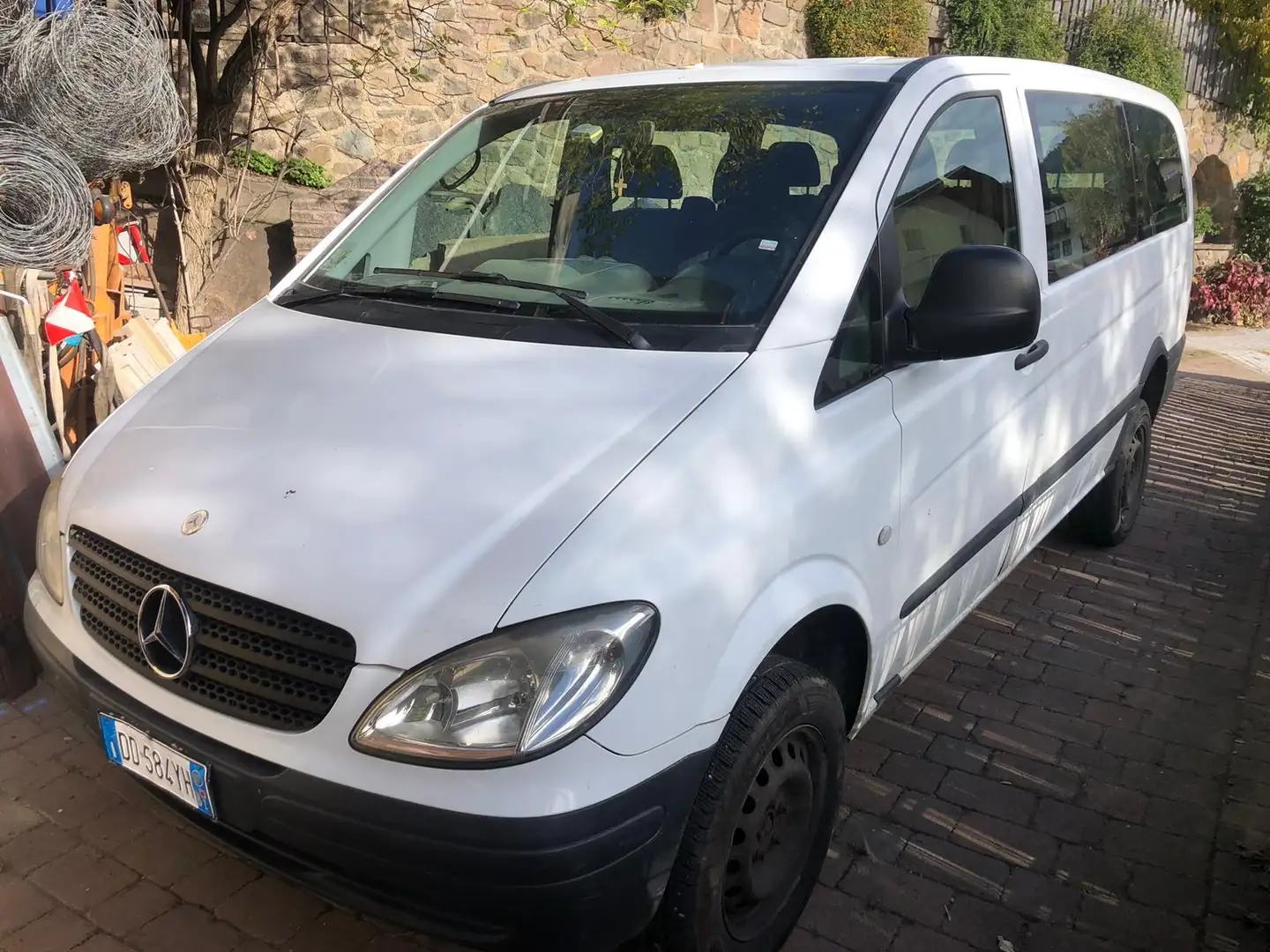Mercedes-Benz Vito Vito 115 CDI 4x4 9 posti Aut. Gancio traino Blanco - 1