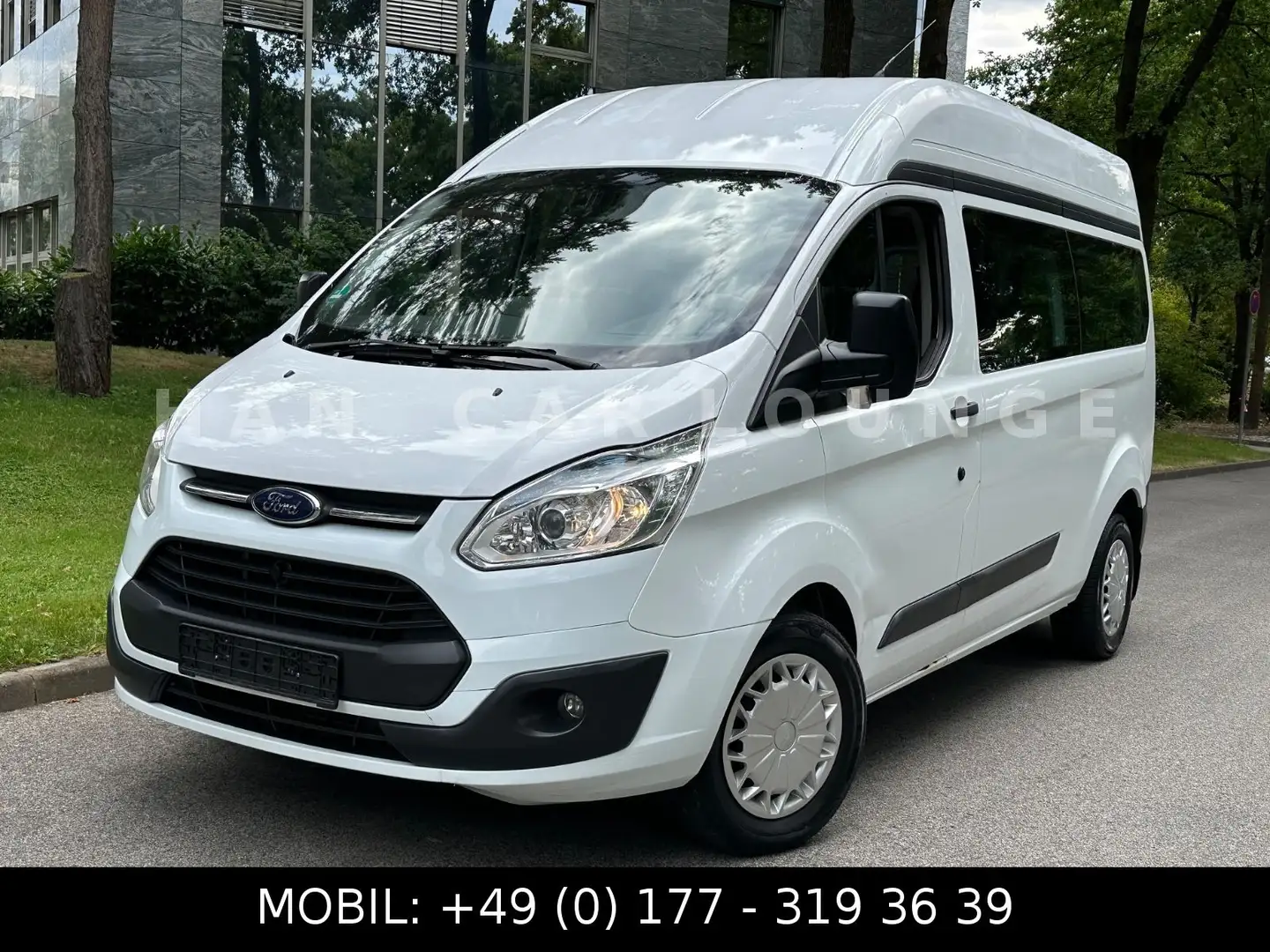 Ford Transit Custom *9-SITZER*KLIMA*ANHÄNGERKUPPLUNG* Weiß - 2