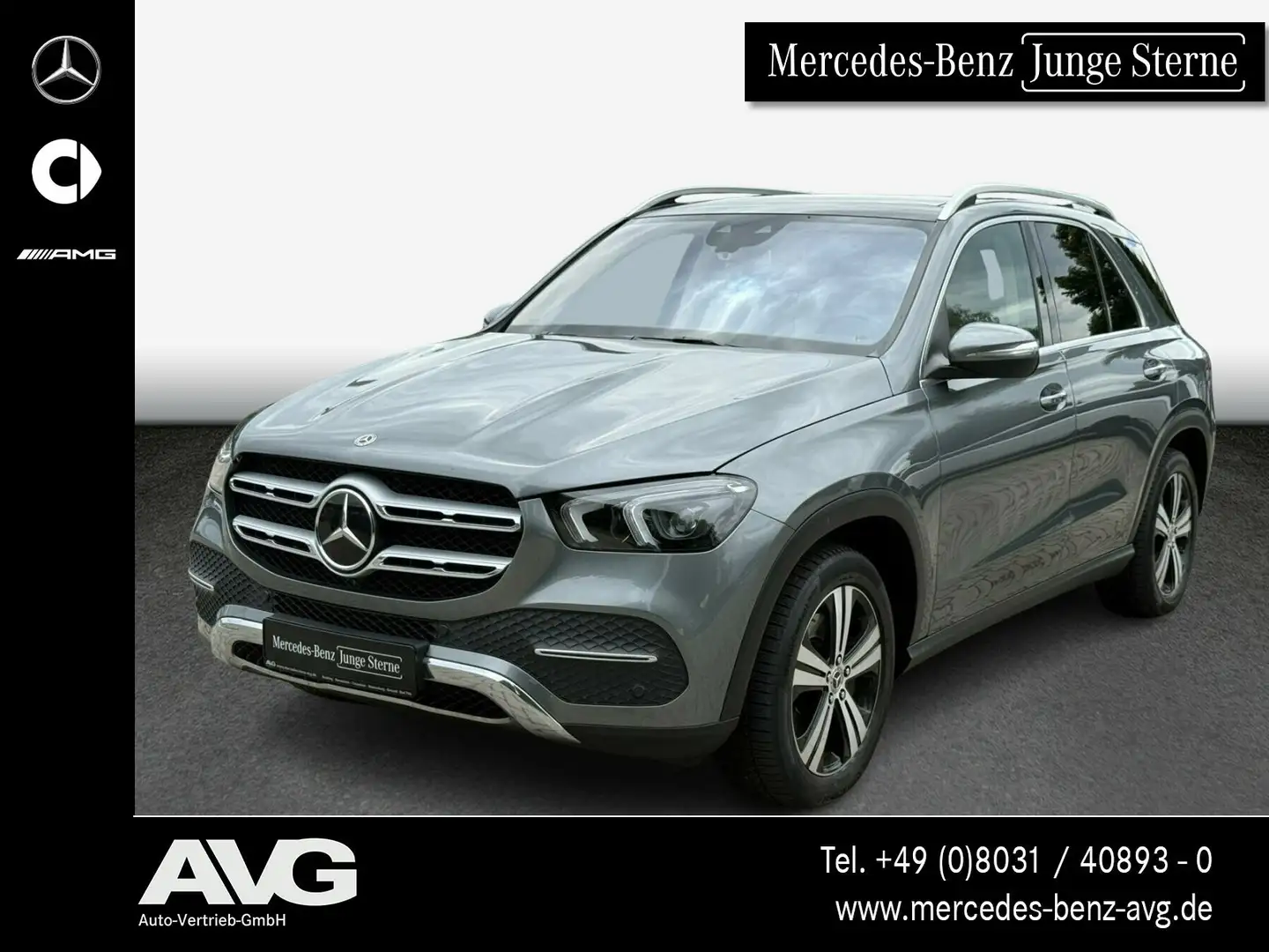 Mercedes-Benz GLE 350 GLE 350 d 4M MBUX Navi Pano LED RFK 9G Burmester Grau - 1