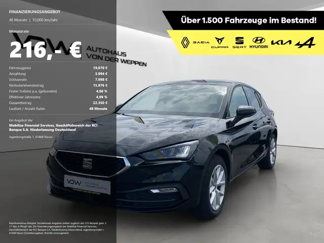 SEAT Leon TSI DSG Style Kamera FullLink Tempomat SHZ