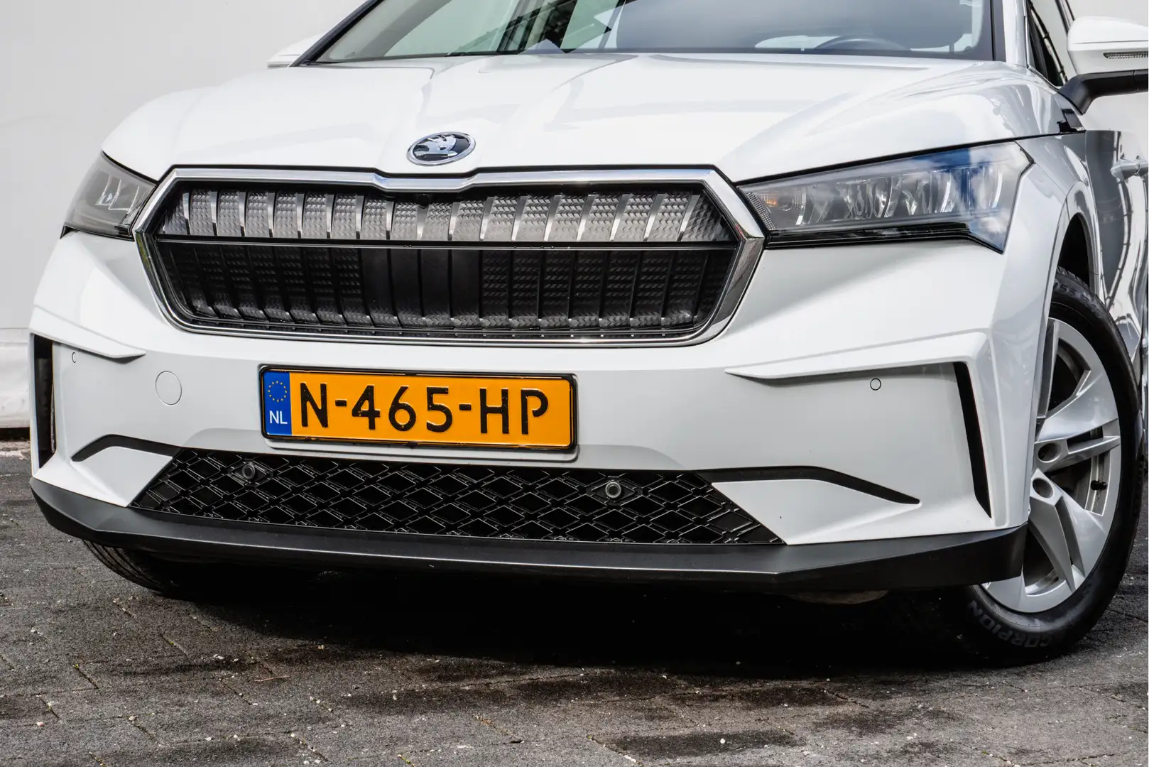 Skoda Enyaq iV 80 Trekhaak/ Stuurverwarming/ Half leer/ Naviga Blanc - 2