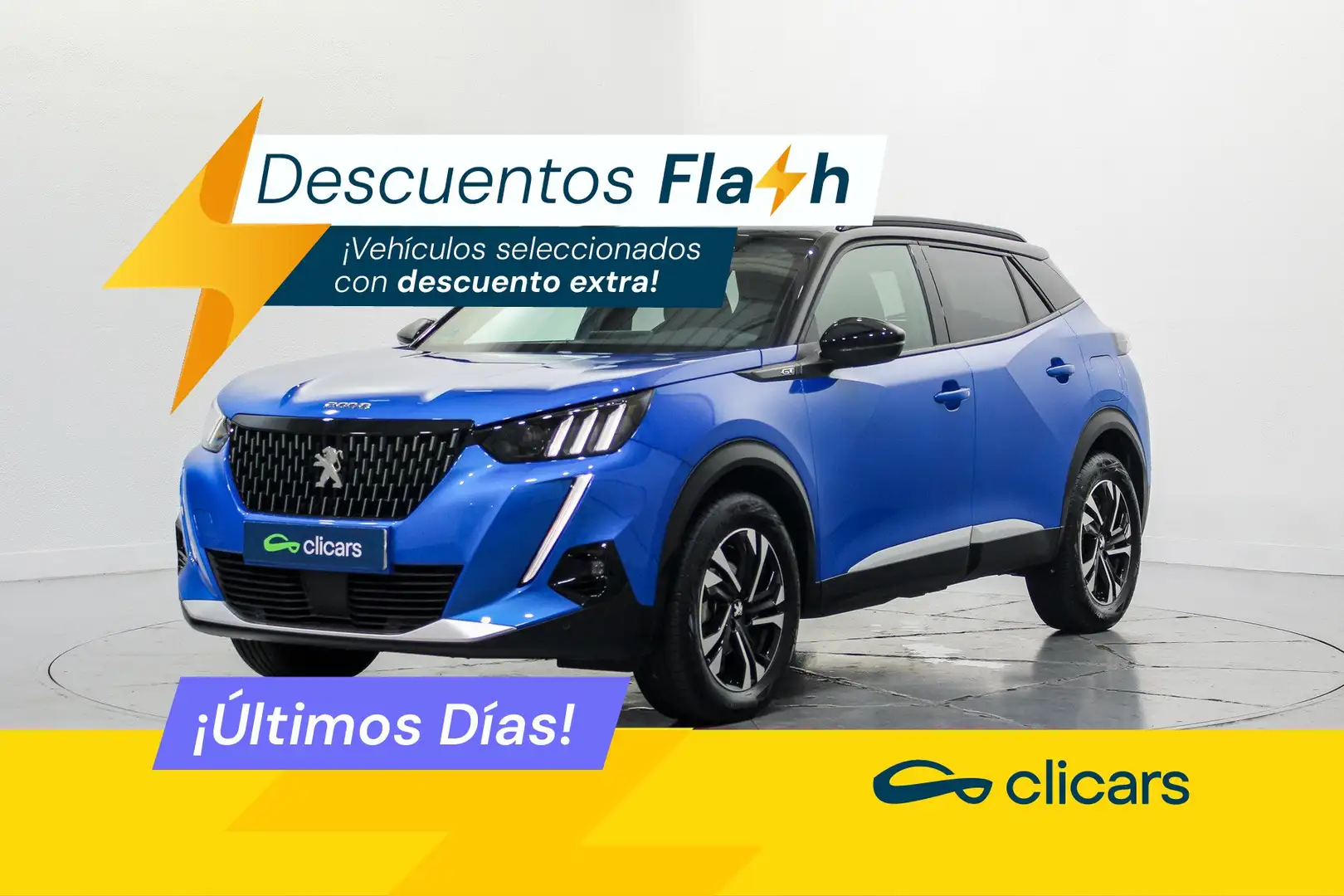 Peugeot 2008 1.2 PureTech S&S GT EAT8 130 Bleu - 1