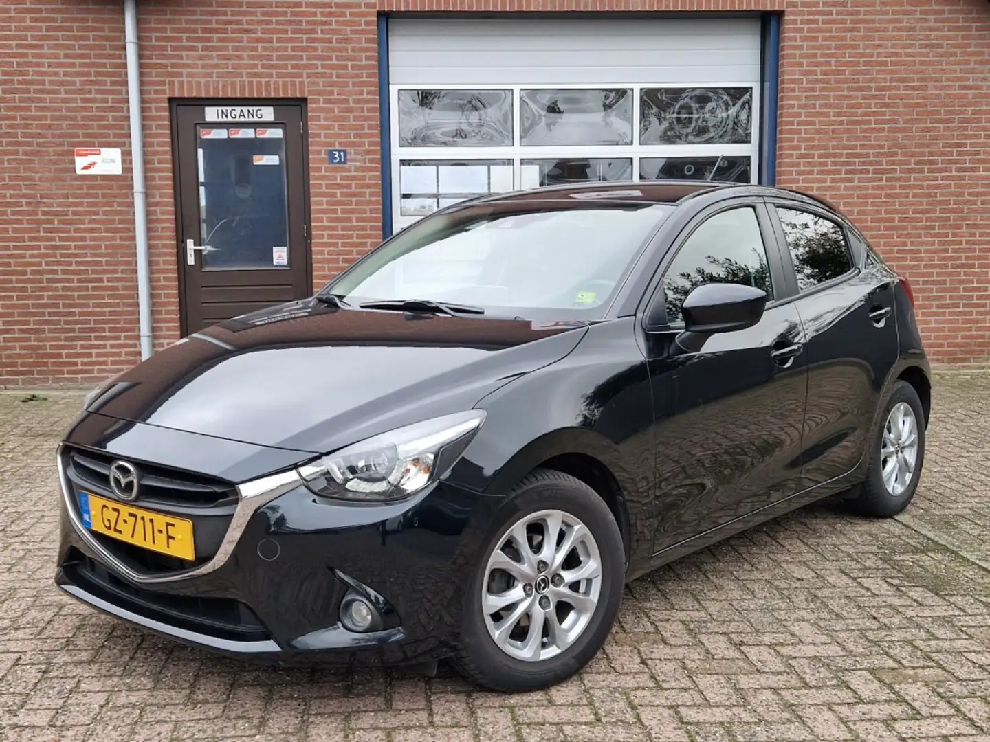 Mazda 2 1.5 Skyactiv-G TS+ Automaat NL-auto Navi Airco Sto Zwart - 1