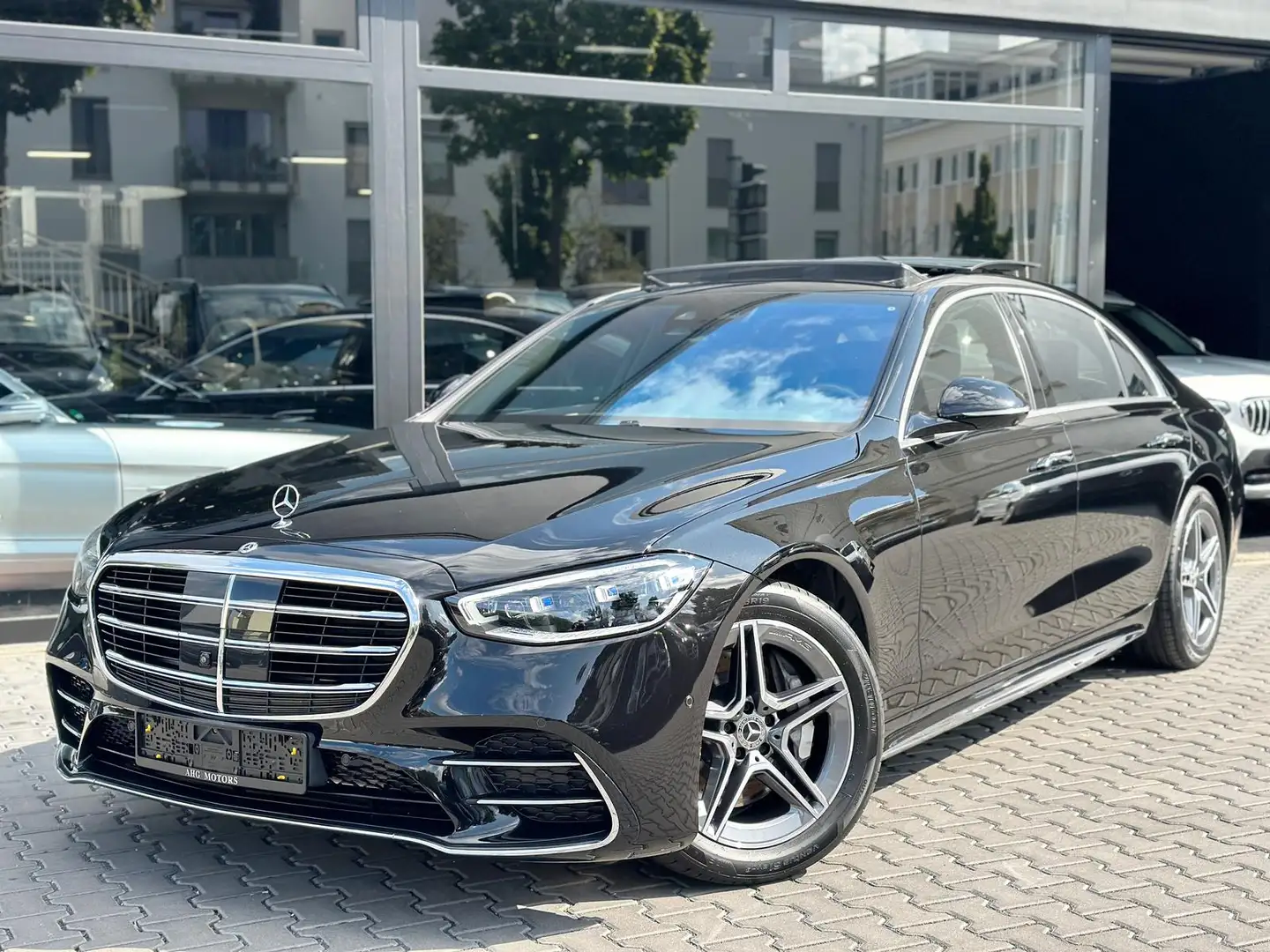 Mercedes-Benz S 350 LANG 4M AMG LINE PANO HA-LENKUNG FOND-ENT. NP-170T Schwarz - 2