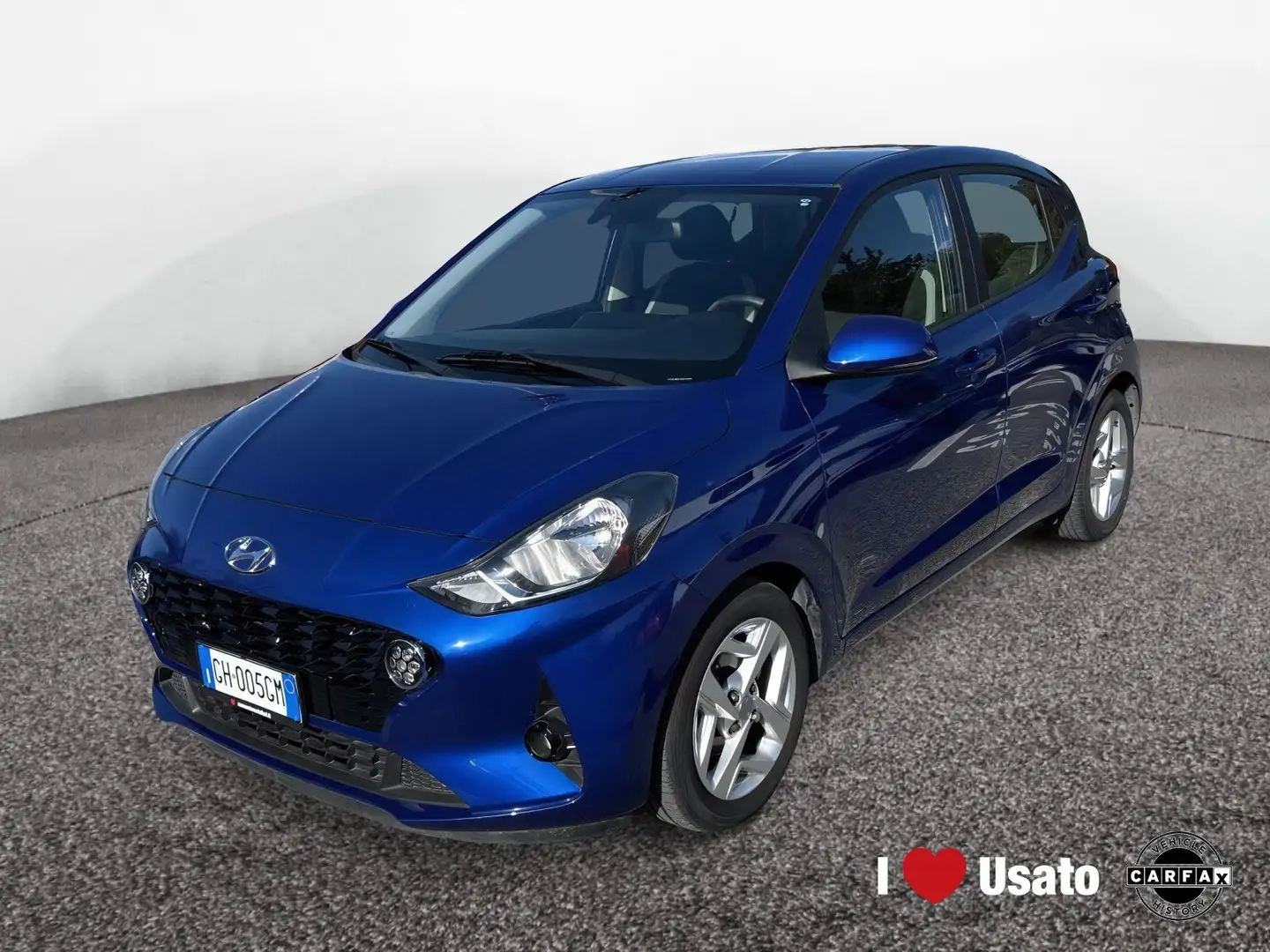 Hyundai i10 III 2020 1.0 mpi Tech Connect Pack Bleu - 1