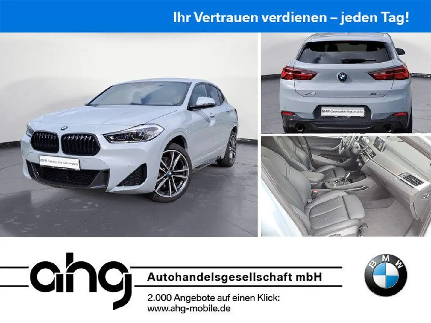 BMW X2 sDrive20i M Sport Aut. Navi Panorama RFK HiFi Grau - 1
