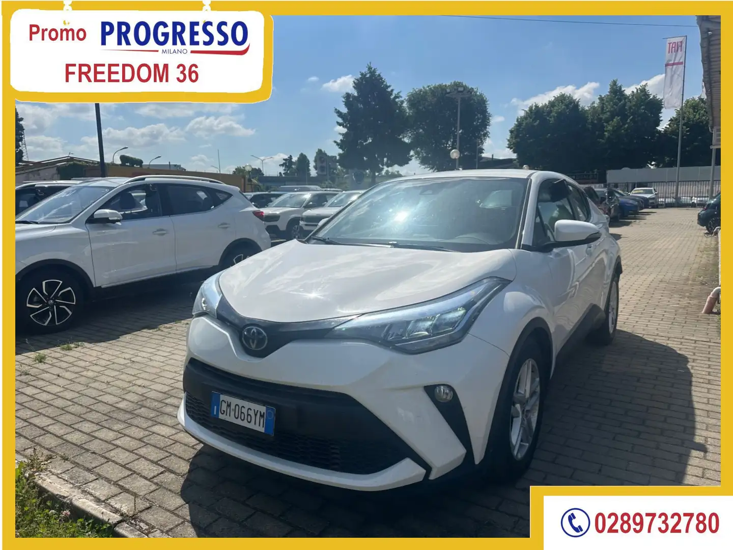 Toyota C-HR 1.8 Hybrid E-CVT Active Bianco - 1
