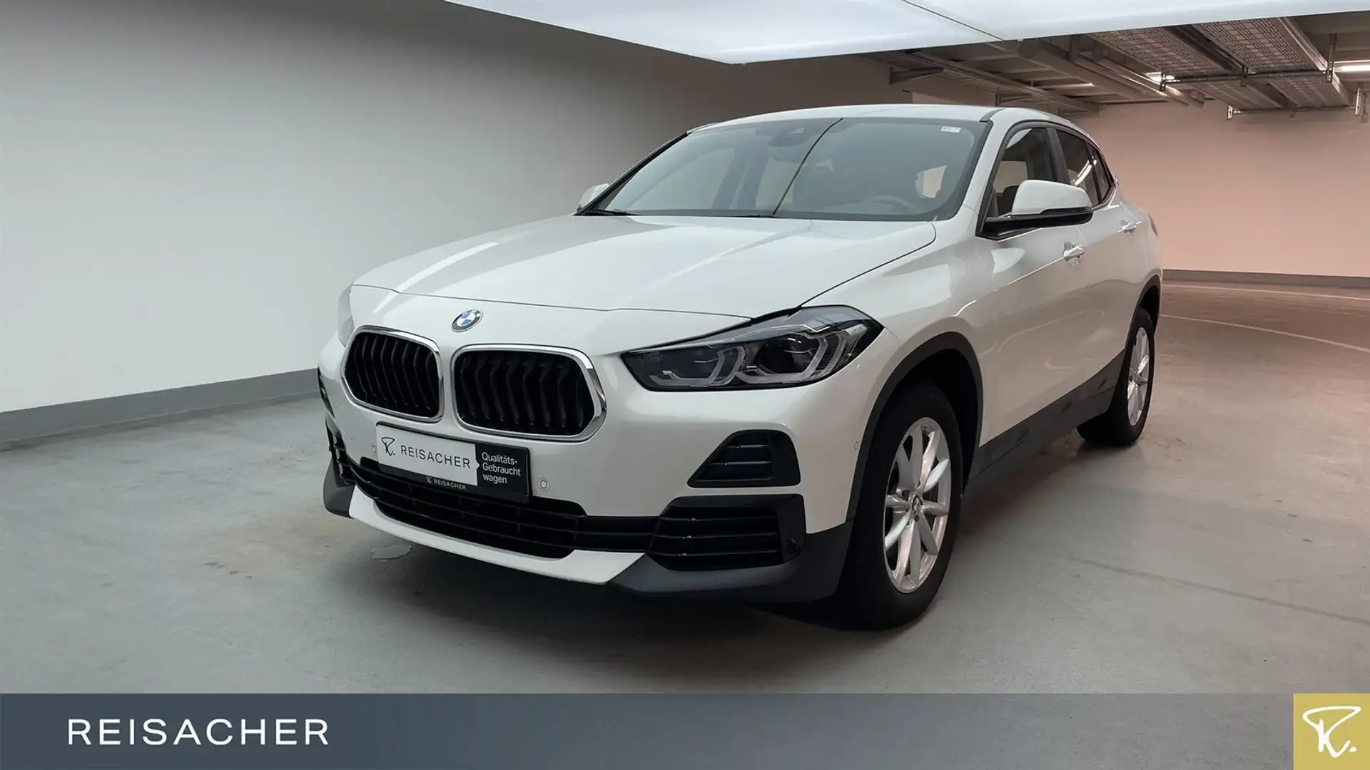 BMW X2 sDrive18iA Advantage Navi AHK adapLED Blanc - 1