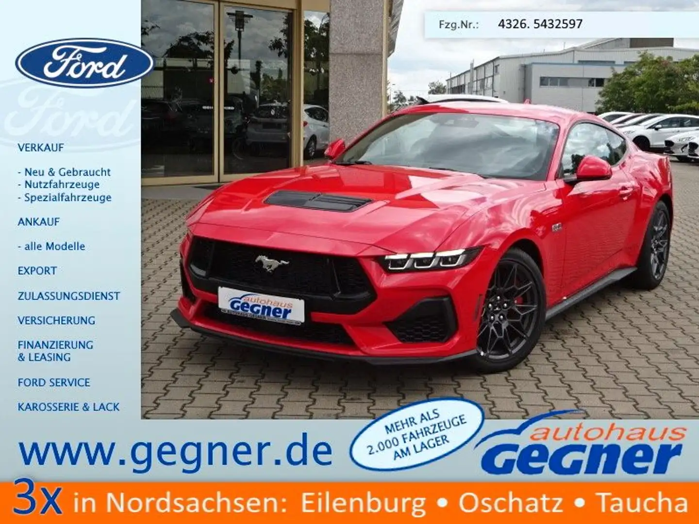 Ford Mustang GT 5.0 V8 AT Coupe Magneride ACC Kam Rouge - 1