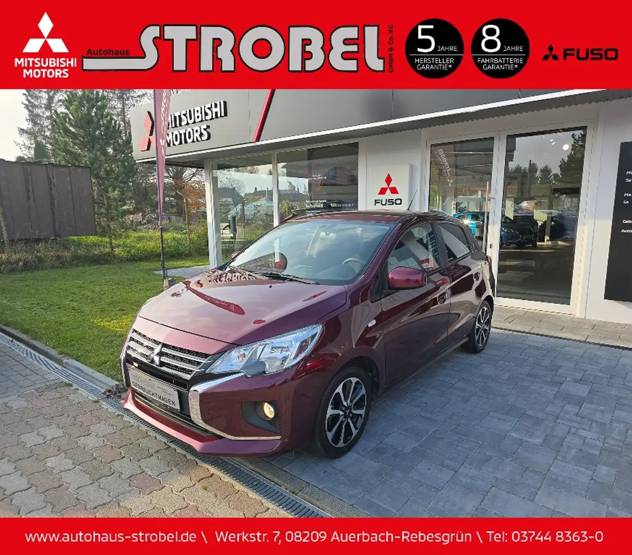 Mitsubishi Space Star Select 1.2 KLIMA*FREISPRECHANLAGE Rood - 1