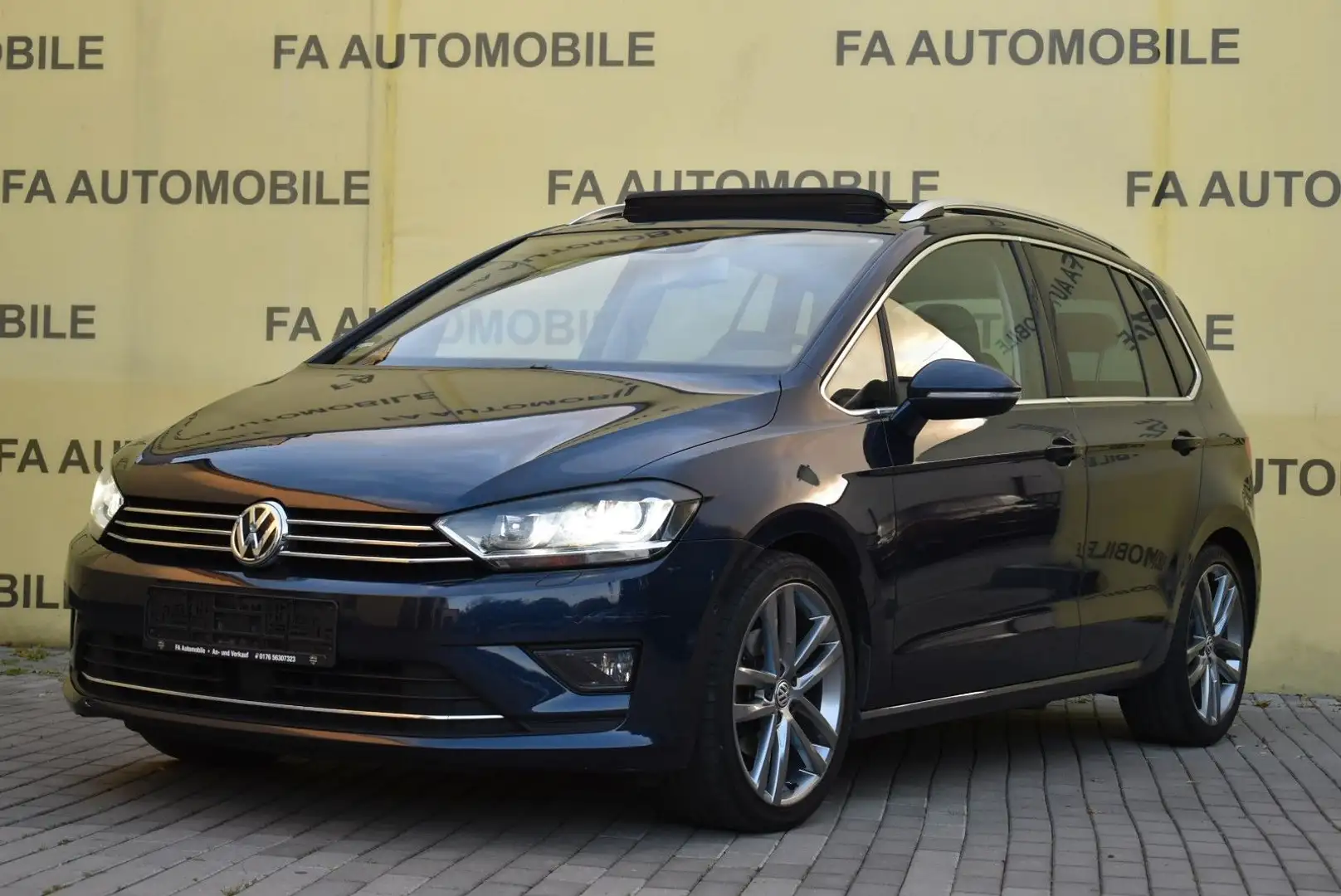 Volkswagen Golf Sportsvan VII/R-LINE/MASSAGE/ACC/NAVI/XENON Blau - 1