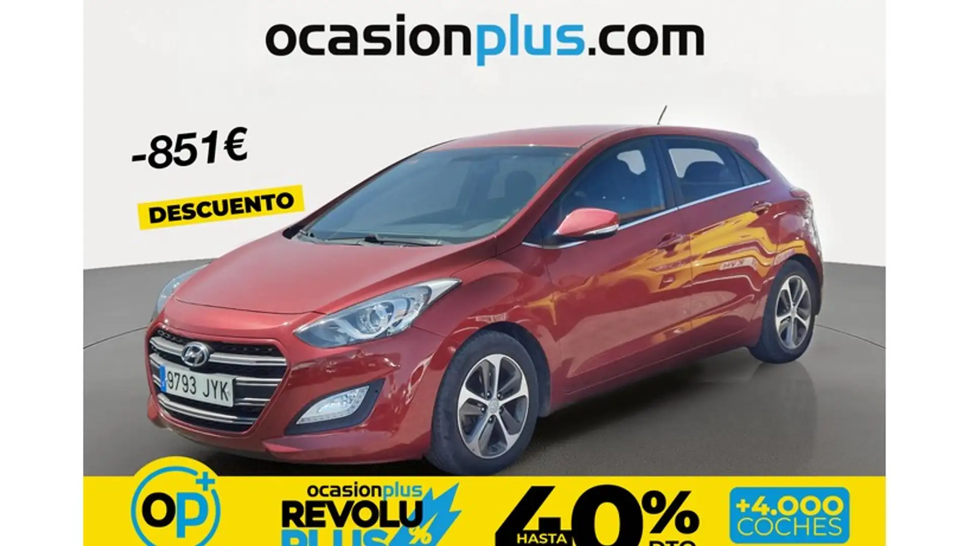 Hyundai i30 1.4 MPI BD Essence 100 Rojo - 1