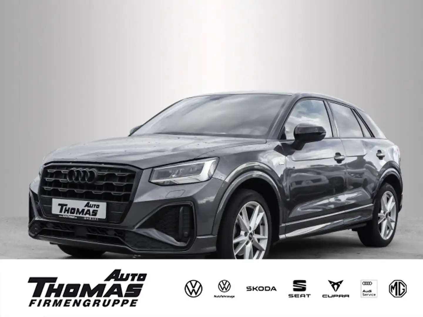 Audi Q2 S line 30 TFSI LED+PDC+SHZ Gris - 1