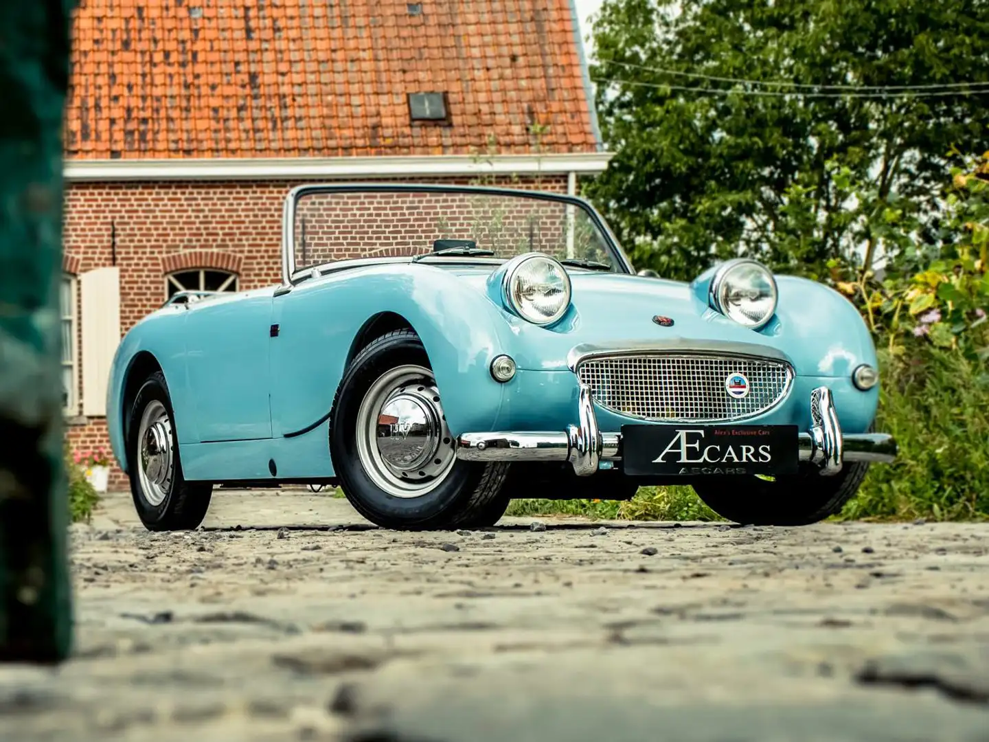 Austin-Healey Sprite ***TOP CONDITION / IRIS BLUE / COLLECTORS ITEM*** Blauw - 1