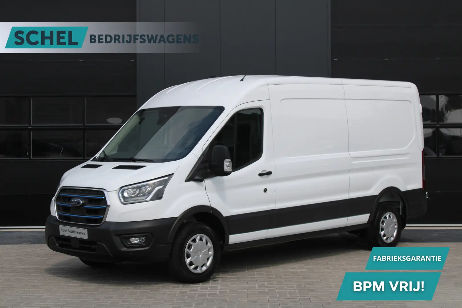 Ford E-Transit 350 L3H2 Trend 68 kWh Vol Elektrisch - 360 Camera Blanc - 1
